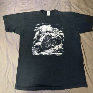 WORLD CHAMPIONSHIP WRESTLING 1998 VINTAGE EAGLE LOGO T-SHIRT (L)